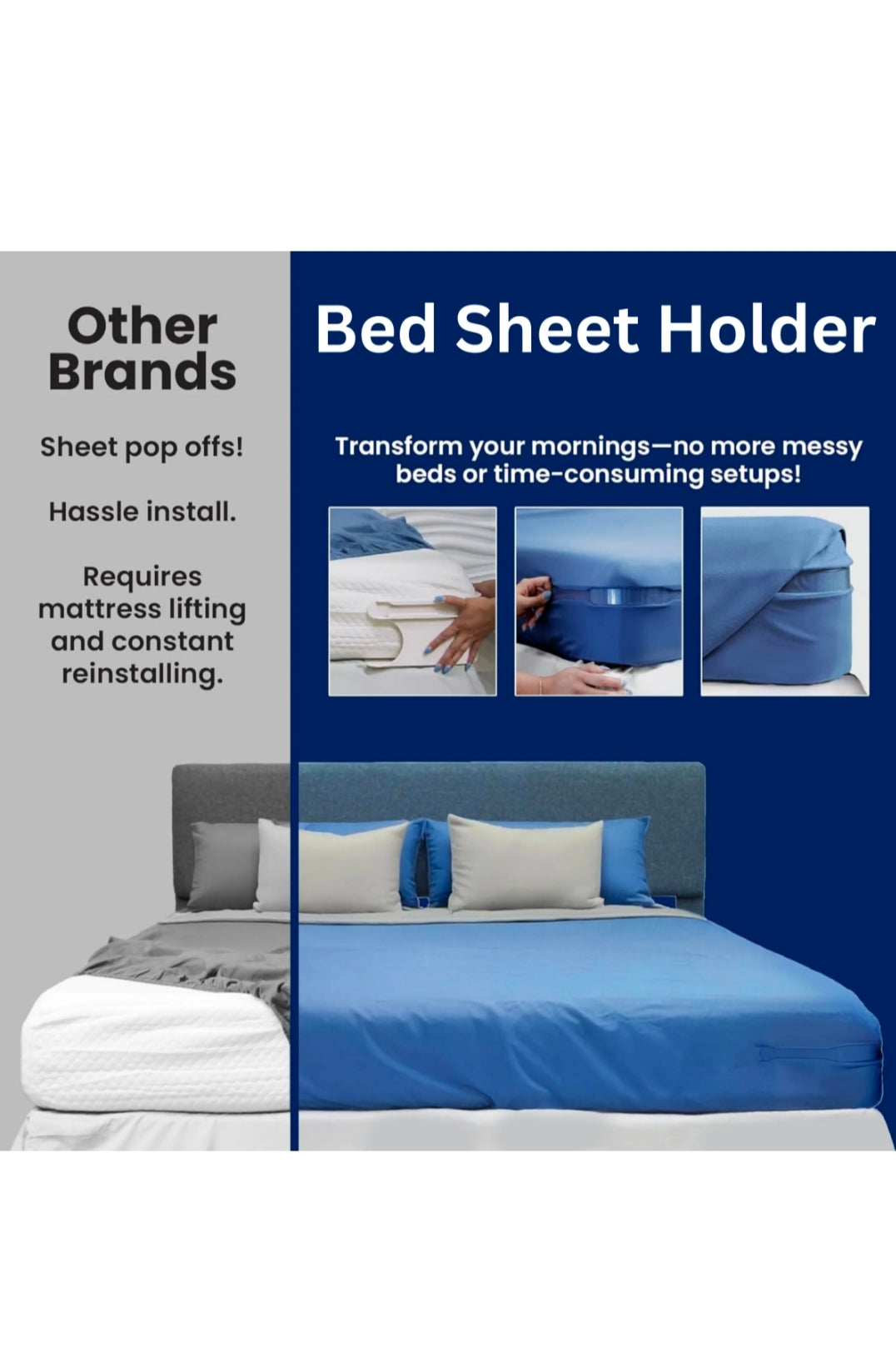 Bed Sheet Lock ( 4pcs Set )