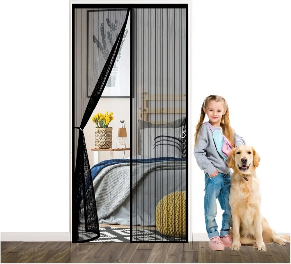 Curtain Anti Mosquito Net Magic Mesh Magnetic Screen Door Mesh Magnetic