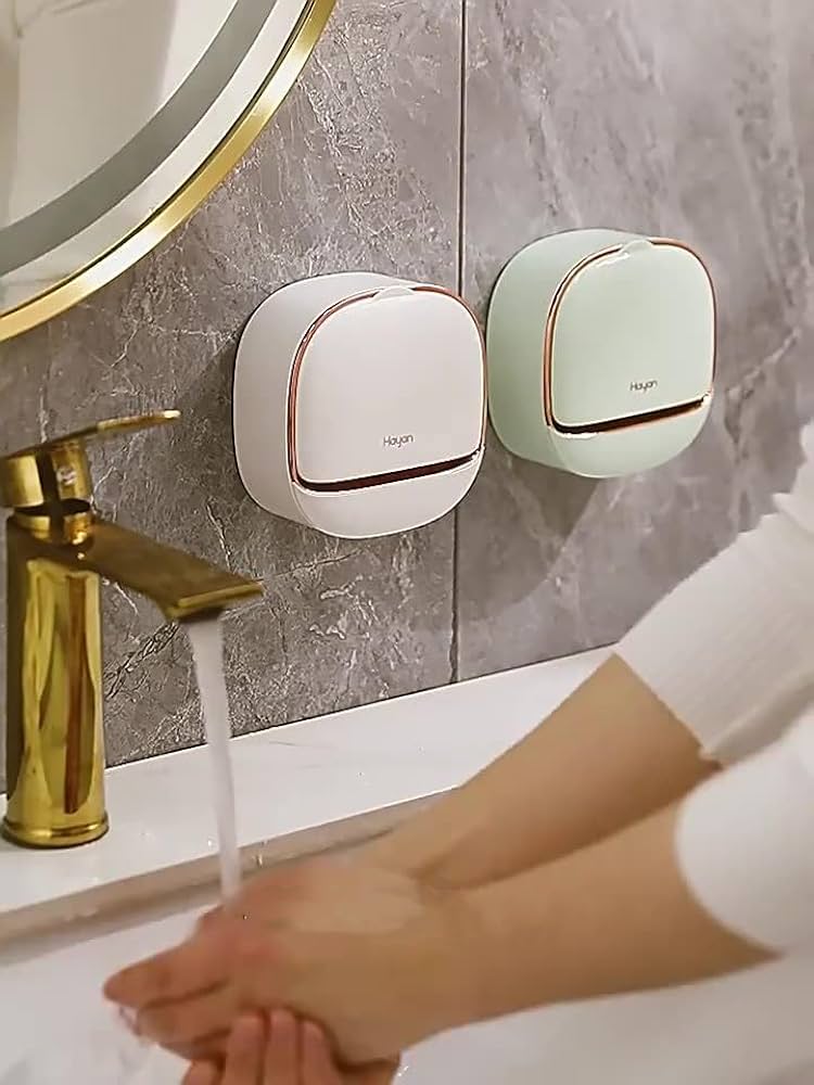 LUXURY SOAP HOLDER WITH DRAIN TRAY , WATERPROOF SOAP DISH HOLDER , KEEP SOAP BARS DRY